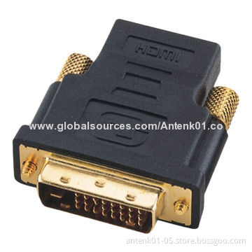 DVI Male to HDMI Female Adapter with Full Copper Connectors